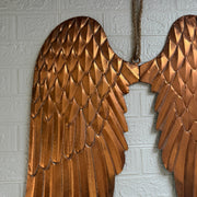 Copper - Image 7 - Zeckos Angel Wings Wall Sculpture, 34 Inch Wide Copper-Toned Metal
