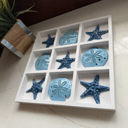 White - Image 4 - Zeckos Coastal Tabletop Decor, 12 Inch Wood Sand Dollar and Starfish