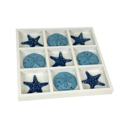 White - Image 1 - Zeckos Coastal Tabletop Decor, 12 Inch Wood Sand Dollar and Starfish