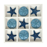 White - Image 9 - Zeckos Coastal Tabletop Decor, 12 Inch Wood Sand Dollar and Starfish