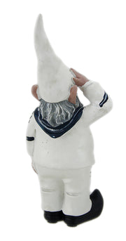 8-Inch Tall United States Navy Garden Gnome Statue, an Impactful Military Figurine and Home Decor Accent, Capturing the