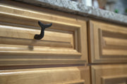 Brown - Image 7 - Set of 12 Rustic Cast Iron Whale Tail Drawer Pulls and Cabinet Knobs in Distressed Brown Finish, 2.25