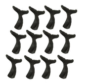 Brown - Image 1 - Set of 12 Rustic Cast Iron Whale Tail Drawer Pulls and Cabinet Knobs in Distressed Brown Finish, 2.25