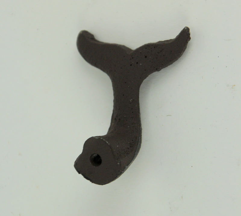 Brown - Image 13 - Set of 12 Rustic Cast Iron Whale Tail Drawer Pulls and Cabinet Knobs in Distressed Brown Finish, 2.25