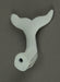 White - Image 8 - Set of 12 Distressed White Cast Iron Whale Tail Drawer Pulls Decorative Bathroom Cabinet Knobs Coastal