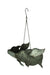 Gray - Image 1 - Galvanized Zinc Finish Metal Flying Pig Hanging Planter Outdoor Décor