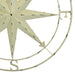 Ivory - Image 7 - Large Antique White Nautical Compass Rose Metal Wall Decor | 39.5” Indoor Outdoor Vintage Maritime Accent |