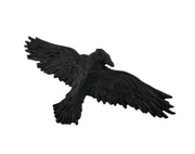 Alchemy Gothic Black Raven Pewter Hair Slide Image 1