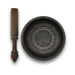 Antiqued Brass Tibetan Meditation Singing Bowl With Wooden Mallet Image 5