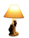 Black Bear and Cub Birch Tree Table Lamp With Shade Image 1