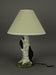 Black Bear and Cub Birch Tree Table Lamp With Shade Image 3