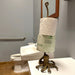Bronze Cast Iron Octopus Paper Towel Holder - 17 Inches High - Whimsical Nautical Decor for Kitchen Countertops - Bringing