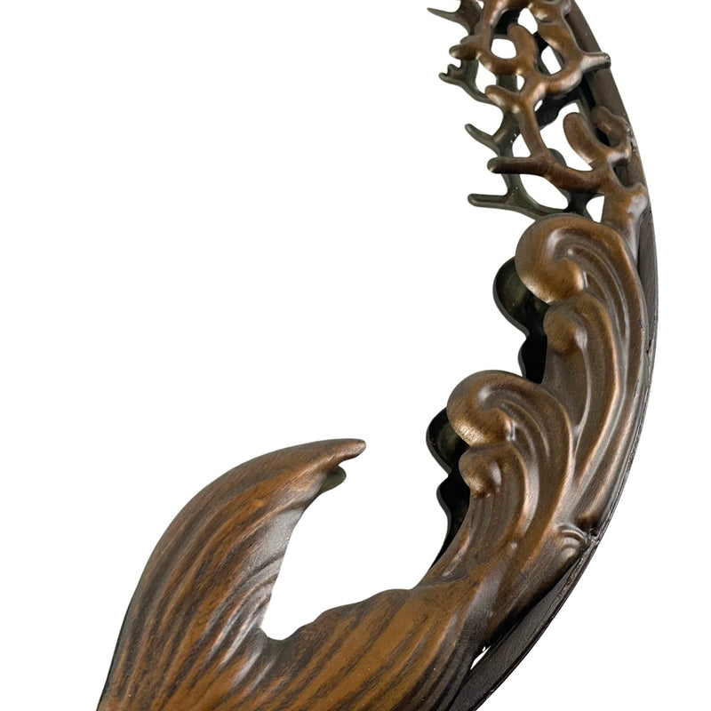 Bronze Finish Mermaid Wall-Mounted Mirror – 20-Inch Diameter Decorative Accent for Coastal and Nautical Home Decor, Elegant