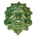 Green - Image 1 - Cast Iron Celtic Green Man Wall Décor Art Hanging | Antiqued Verdigris Green Finish | Symbol of Rebirth and