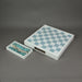 Coastal Themed Seashell Checkers Set With Game Board 13 Inches Image 5