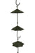 Copper Finish Metal Umbrellas Rain Chain w/Attached Hanger 48 Inch Image 2