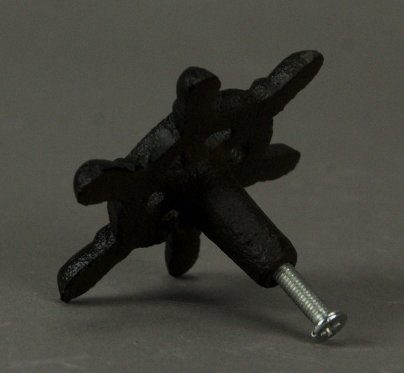 Dark Brown Cast Iron Nautical Ship Wheel Drawer Pulls or Cabinet Knobs Set of 12 Image 2