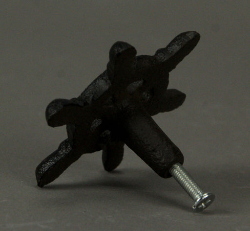 Dark Brown Cast Iron Nautical Ship Wheel Drawer Pulls or Cabinet Knobs Set of 12 Image 2