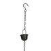 Grey - Image 2 - Things2Die4 75 Inch Metal Cup & Bird Rain Chain – Outdoor Gutter Downspout Decorative Hanging Garden Accent,
