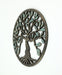 Bronze - Image 3 - Bronze and Green Finish Cast Iron Tree Of Life Wall Hanging Décor Sculpture 11.75 Inch Diameter - Elegant