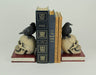 Evil Omen Raven On Skull Perch Decorative Bookend Set Image 2