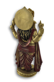 Golden Ganesha Standing Hindu God Statue Image 3