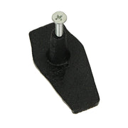Gothic Black Cast Iron Coffin Drawer Pulls – 6-Piece Set, 2.5" Long, 1.5" High - Dark Elegance for Cabinets, Drawers, and