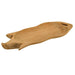 Hand Carved Pig Shaped Decorative Wooden Serving Tray 15 Inch Image 1