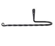 Hand Forged Wrought Iron Wall Mounted Paper Towel Holder Primitive Decor Image 3