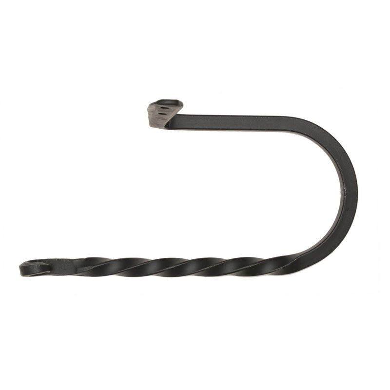 Hand Forged Wrought Iron Wall Mounted Toilet Paper Holder and Towel Bar Set Image 2