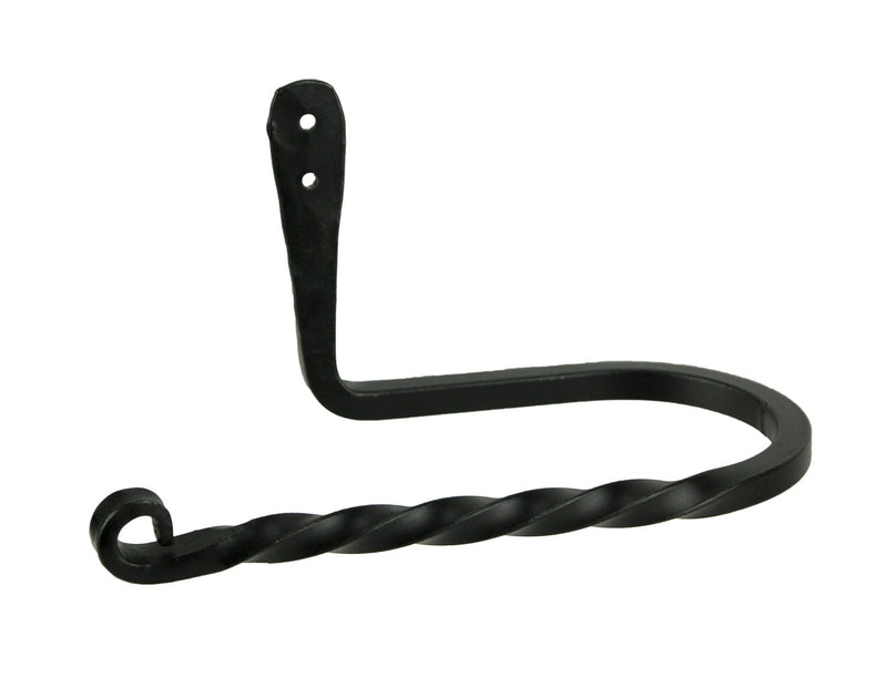 Hand Forged Wrought Iron Wall Mounted Toilet Paper Holder Primitive Decor Image 1