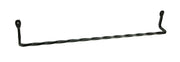 Hand Forged Wrought Iron Wall Mounted Towel Holder Primitive Decor 25 inch Image 1