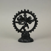 Hindu God Nataraja Dancing Shiva Ebony Finished Statue Natraj Image 5