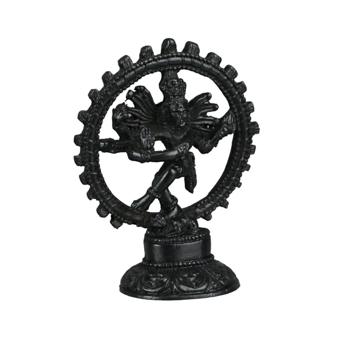 Hindu God Nataraja Dancing Shiva Ebony Finished Statue Natraj Image 1