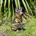 I Don't Dial 911 German Shepherd Guard Dog Warning Statue Image 7