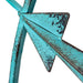 Aqua - Image 7 - Zeckos 39 Inch Aqua Metal Compass Rose Wall Decor, Large Distressed Nautical Wind Rose Wall Sculpture with
