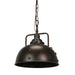 Rust - Image 1 - Rustic Industrial Chic Hardwired Pendant Light Fixture with Timeless Vintage Design, 11-Inch Diameter for