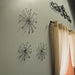 Silver - Image 4 - Set of 3 Unique Silver Bursting Star Metal Wall Sculptures with Jeweled Points - Perfect Accent Pieces for