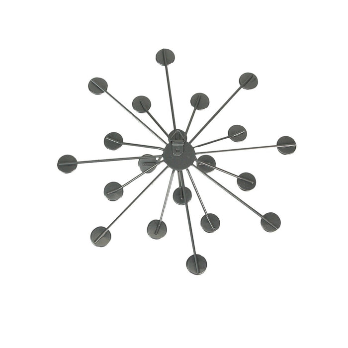 Silver - Image 3 - Set of 3 Unique Silver Bursting Star Metal Wall Sculptures with Jeweled Points - Perfect Accent Pieces for