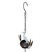 White - Image 3 - Metal Rain Chain, White Heron Bird Design, 102 Inch Extra Long Hanging Downspout Alternative for Gutter