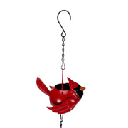 Bright Red - Image 12 - 85-Inch Metal Rain Chain with 7 Three-Dimensional Red Cardinal Birds, Rustic Brown Finish, Weighted