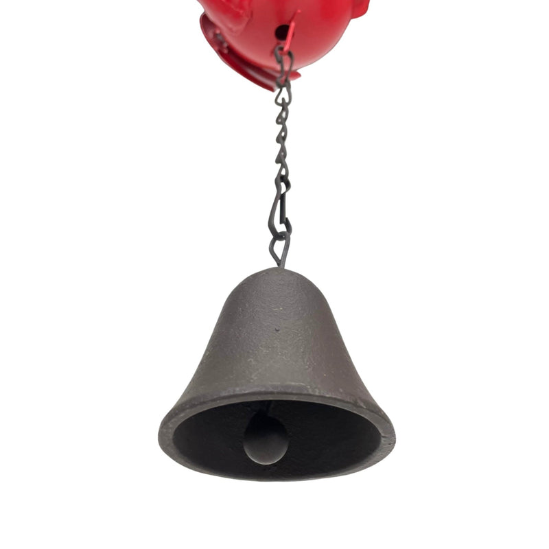 Bright Red - Image 11 - 85-Inch Metal Rain Chain with 7 Three-Dimensional Red Cardinal Birds, Rustic Brown Finish, Weighted