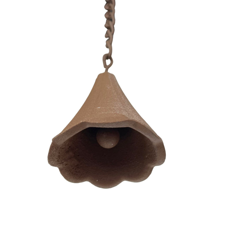Green - Image 6 - Set of 2 Rain Chains, 52-Inch Long with Alternating Black Bear and Tree Silhouettes, 4-Inch Diameter, Bell