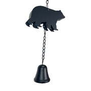 Black - Image 9 - Black Bear Rain Chain - 75 inches Long with 8 3D Bear Designs, Weighted Bell for Wind Chime Sound, Durable