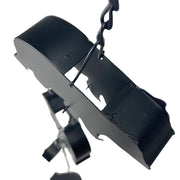 Black - Image 8 - Black Bear Rain Chain - 75 inches Long with 8 3D Bear Designs, Weighted Bell for Wind Chime Sound, Durable