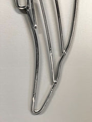Gray - Image 6 - Metal Wire Art Angel Wings Wall Sculpture 25 inch