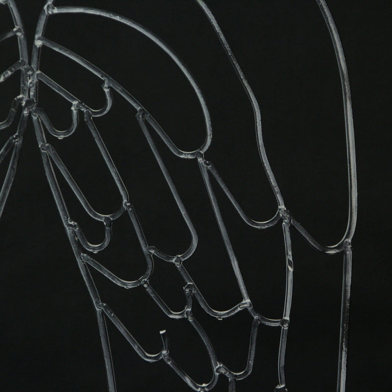 Gray - Image 3 - Metal Wire Art Angel Wings Wall Sculpture 25 inch