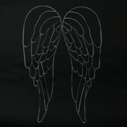 Gray - Image 7 - Metal Wire Art Angel Wings Wall Sculpture 25 inch