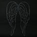 Gray - Image 7 - Metal Wire Art Angel Wings Wall Sculpture 25 inch