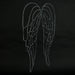 Gray - Image 2 - Metal Wire Art Angel Wings Wall Sculpture 25 inch